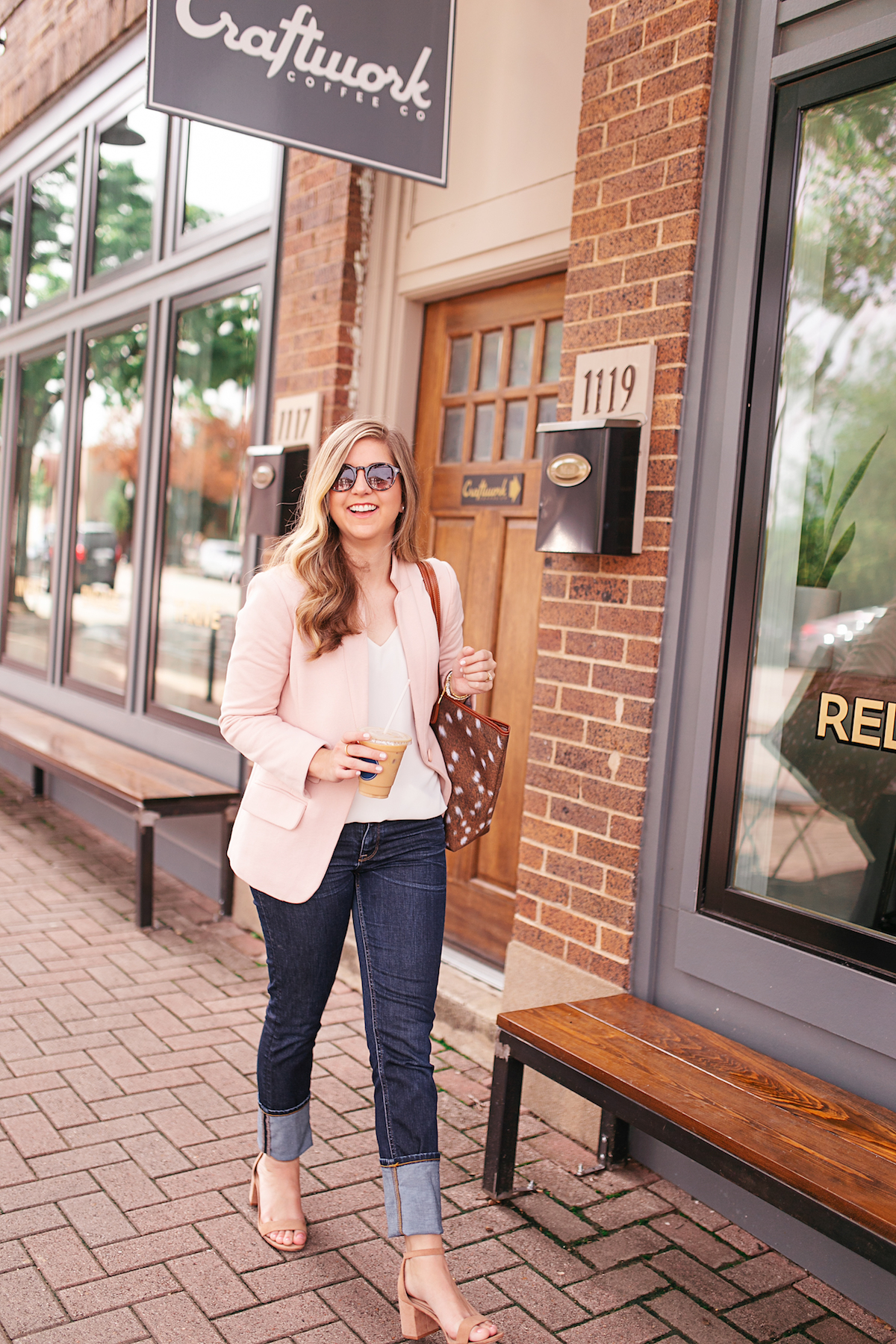 Pink Blazer Outfit Inspiration - Thrifty Pineapple