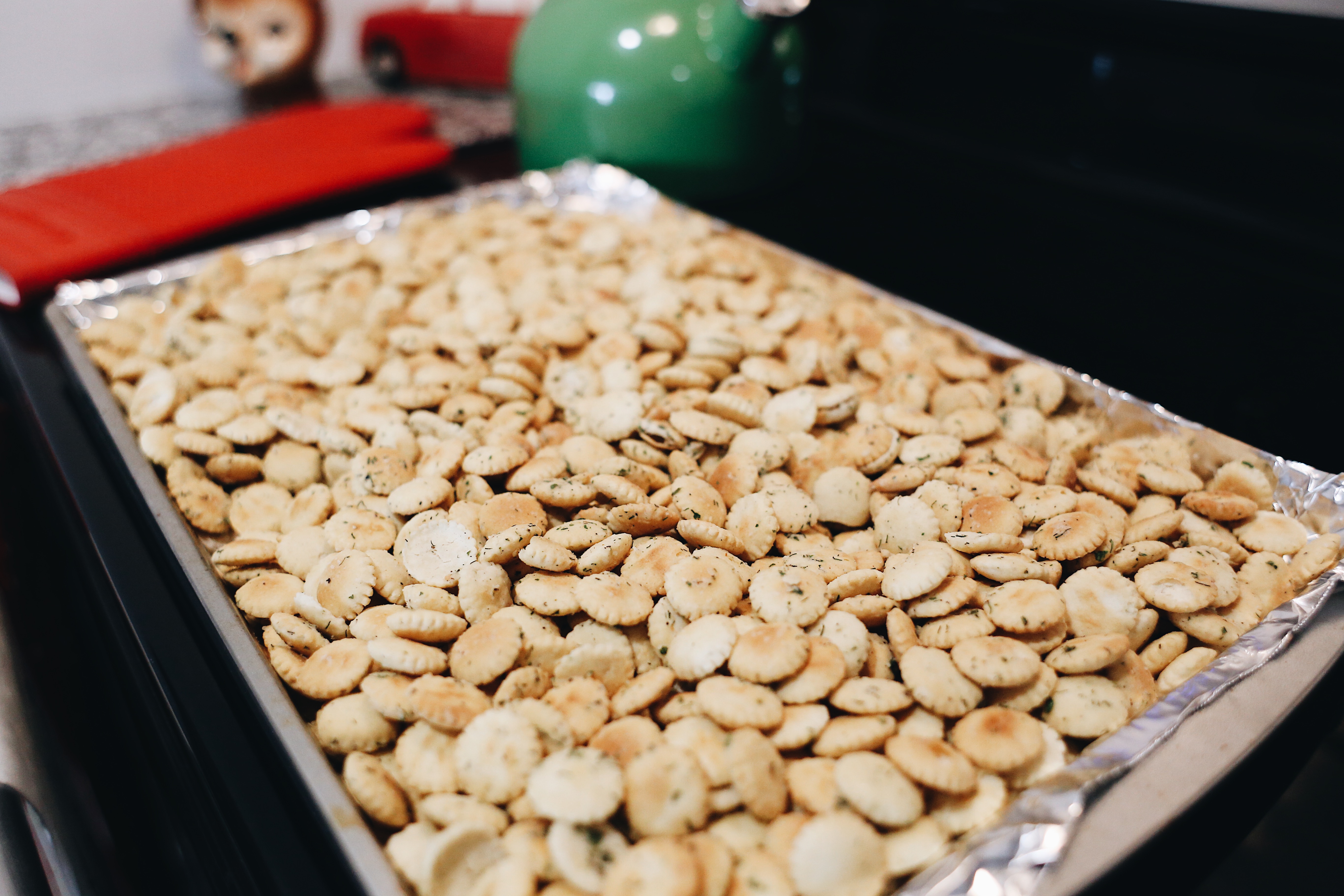 Christmas Oyster Crackers