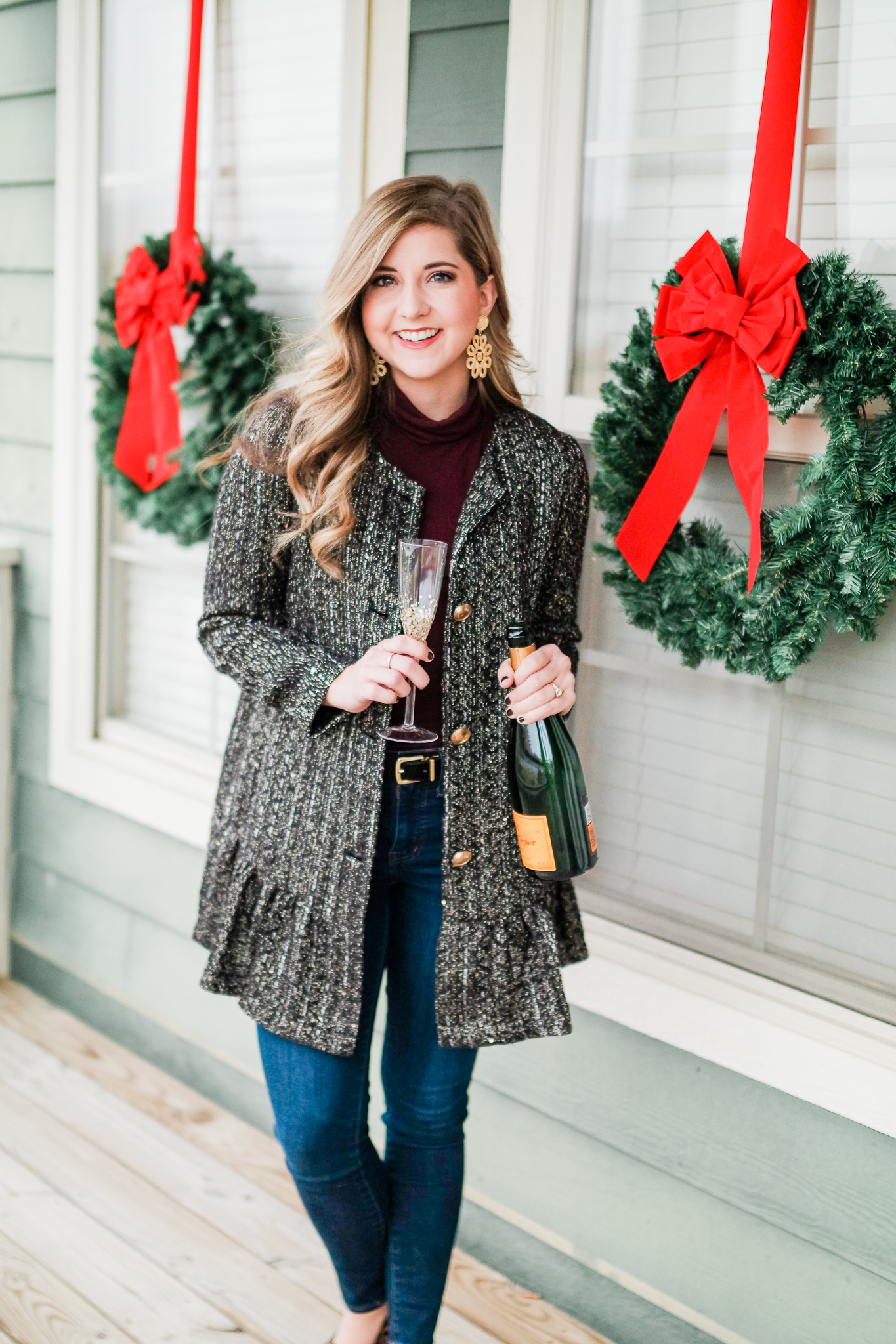 What To Wear To A Work Christmas Party - Thrifty Pineapple