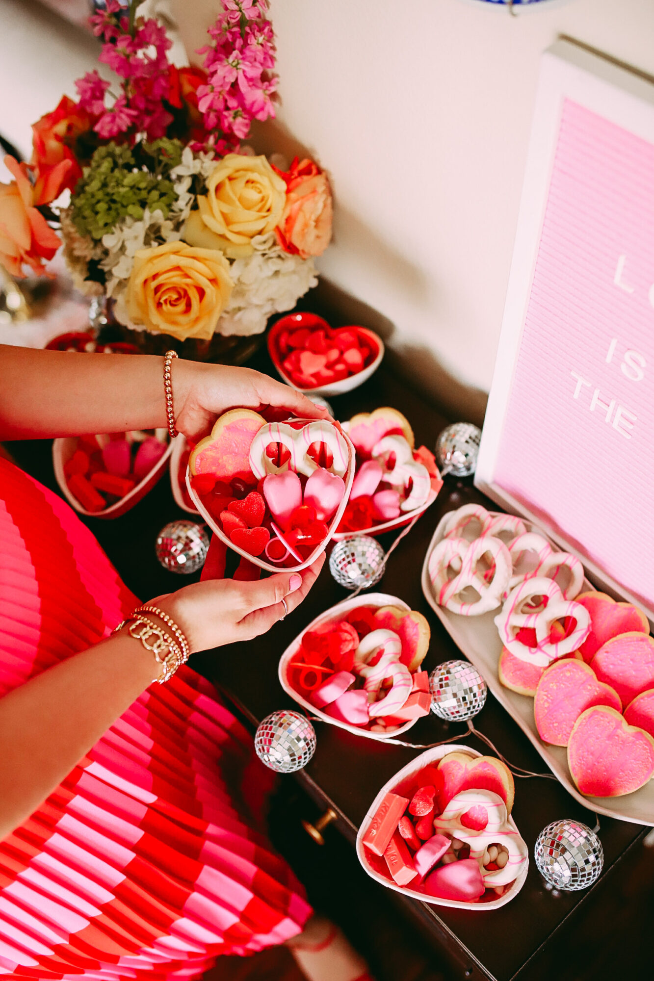 Personalized Valentine's Day Dessert Trays Thrifty Pineapple