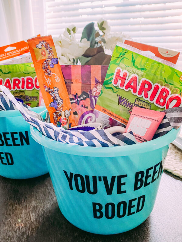 How To Make An Affordable Boo Basket