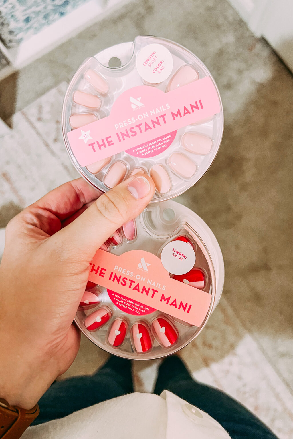 Olive and June Press On Nails Review Thrifty Pineapple